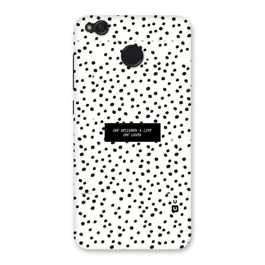 Life Loved Back Case for Redmi 4