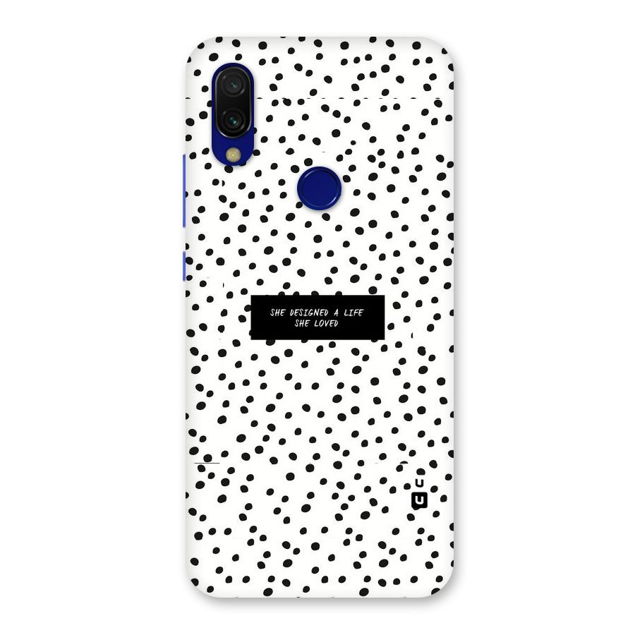 Life Loved Back Case for Redmi 7