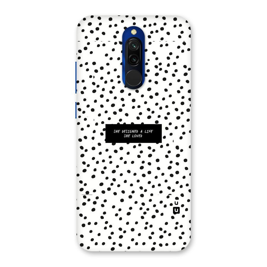 Life Loved Back Case for Redmi 8