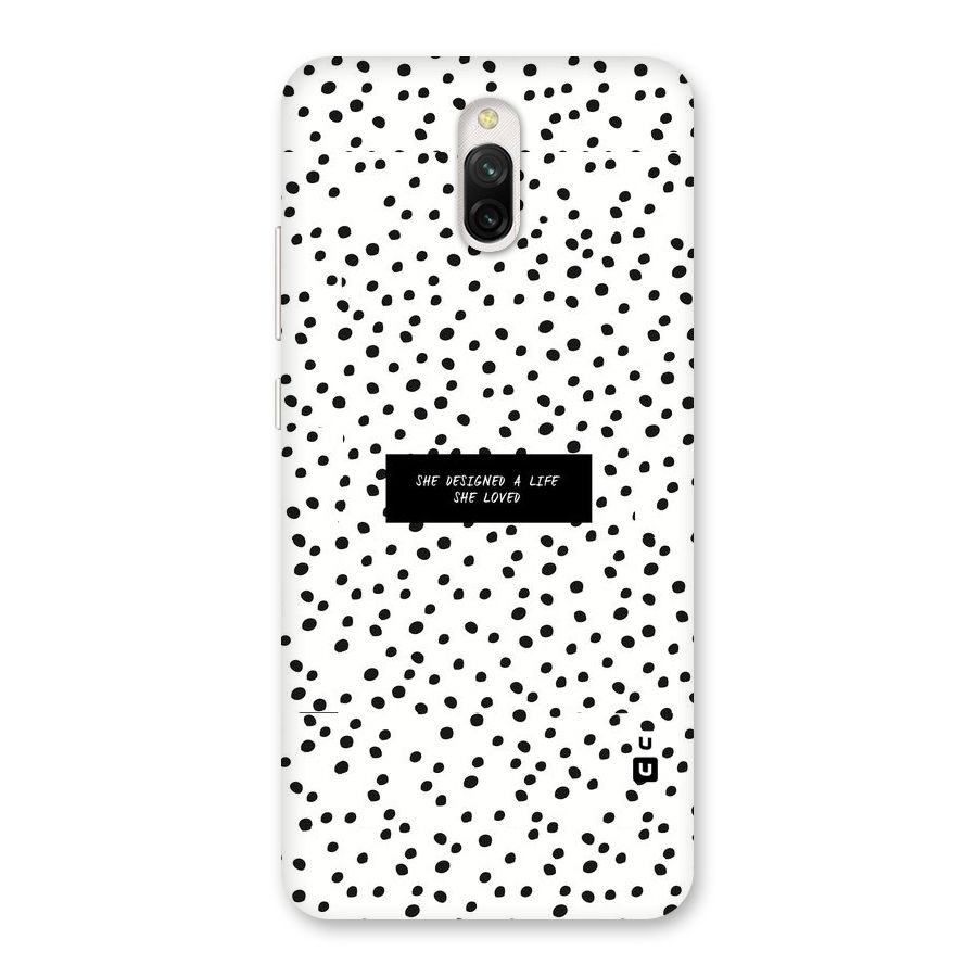 Life Loved Back Case for Redmi 8A Dual