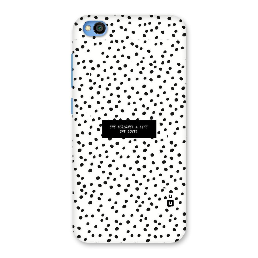 Life Loved Back Case for Redmi Go