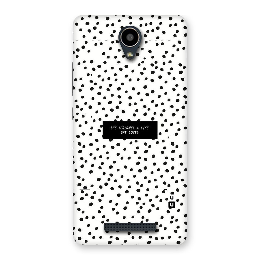 Life Loved Back Case for Redmi Note 2