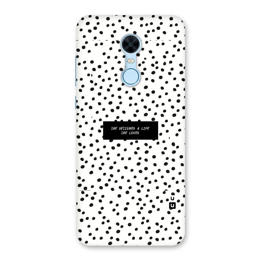Life Loved Back Case for Redmi Note 5