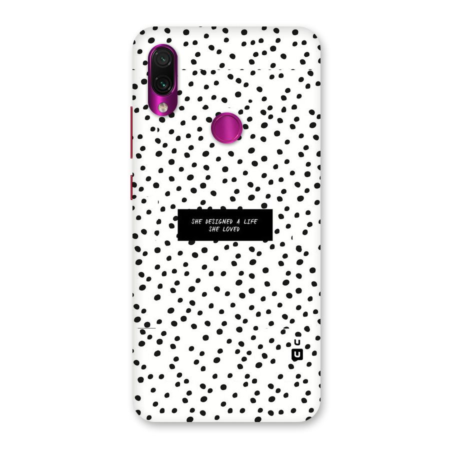Life Loved Back Case for Redmi Note 7 Pro