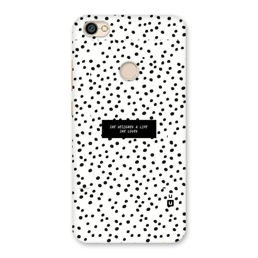 Life Loved Back Case for Redmi Y1 2017