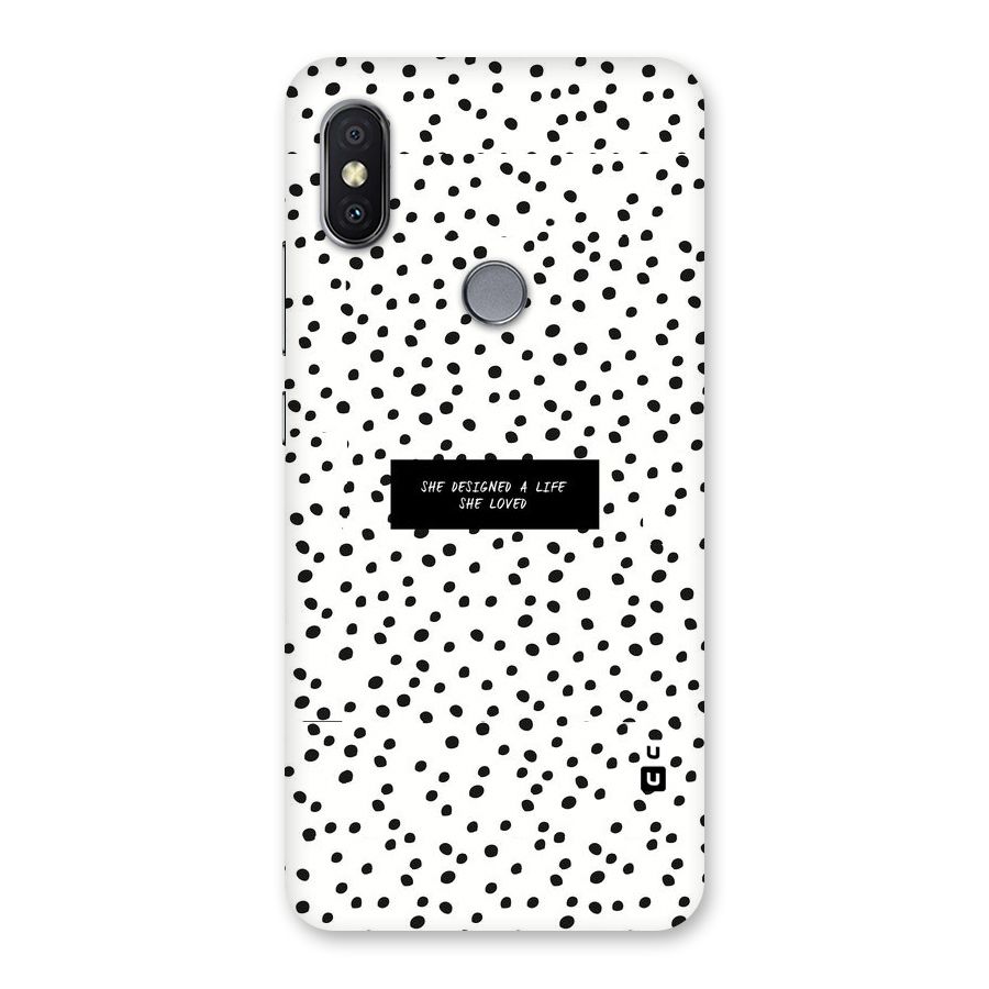 Life Loved Back Case for Redmi Y2