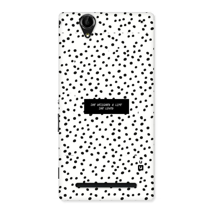 Life Loved Back Case for Sony Xperia T2