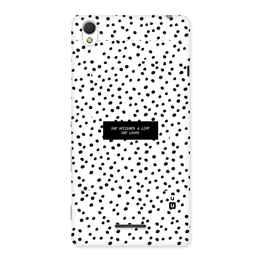 Life Loved Back Case for Sony Xperia T3