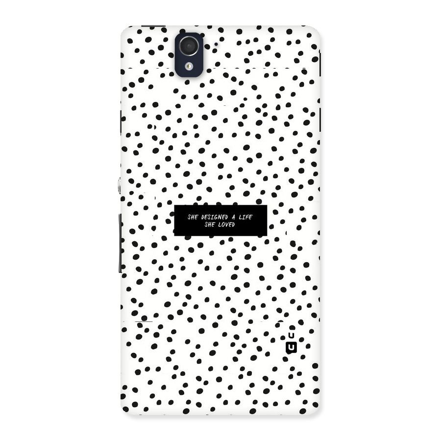 Life Loved Back Case for Sony Xperia Z