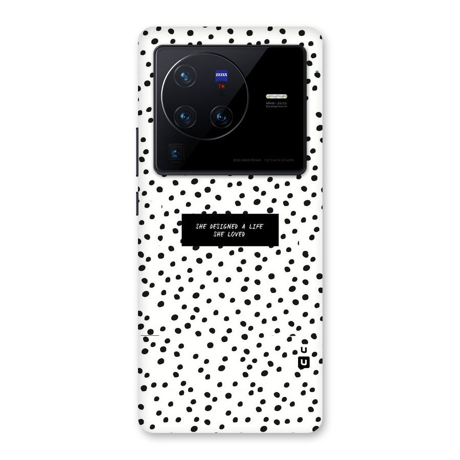 Life Loved Back Case for Vivo X80 Pro