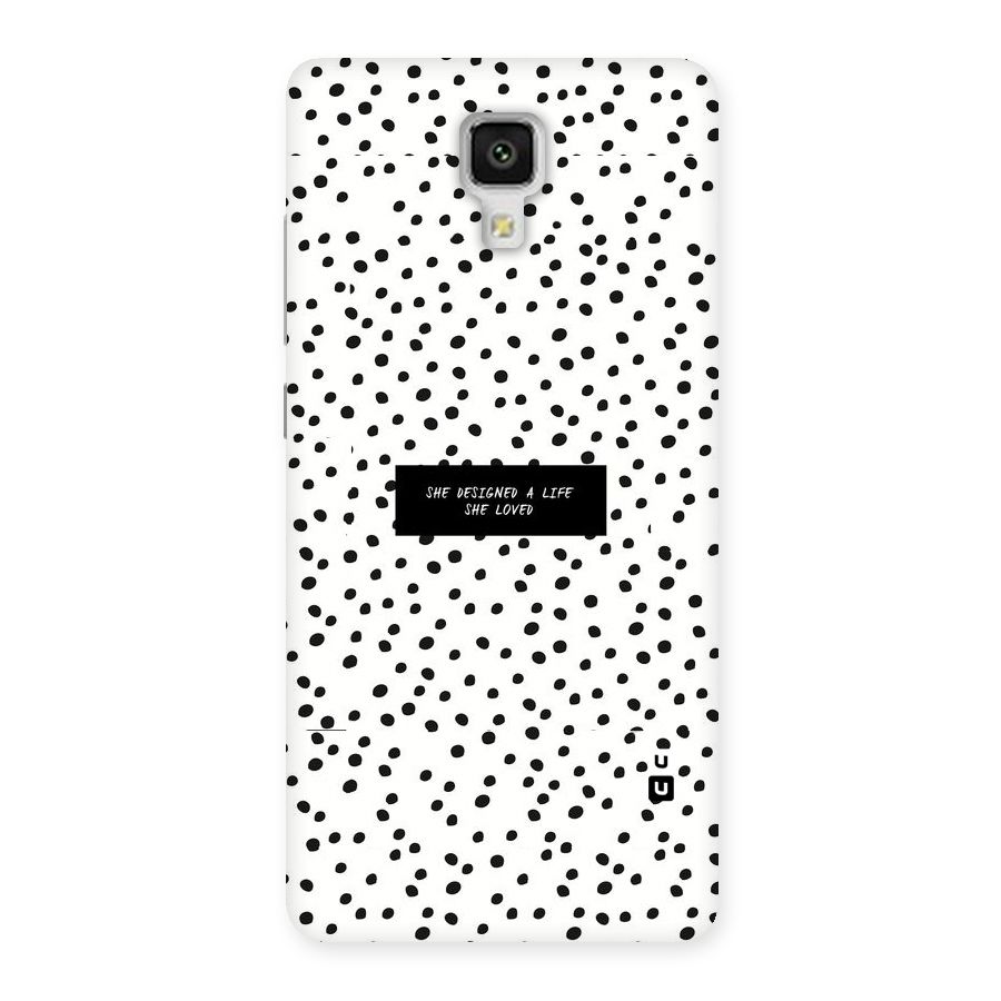 Life Loved Back Case for Xiaomi Mi 4