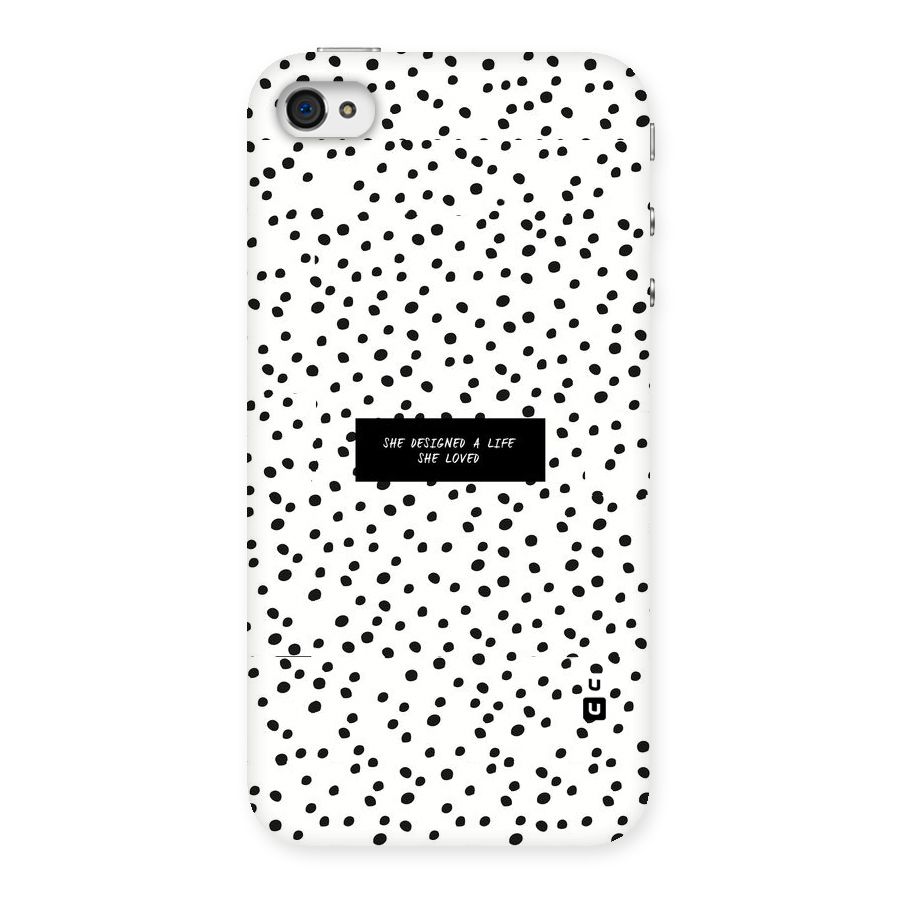 Life Loved Back Case for iPhone 4 4s
