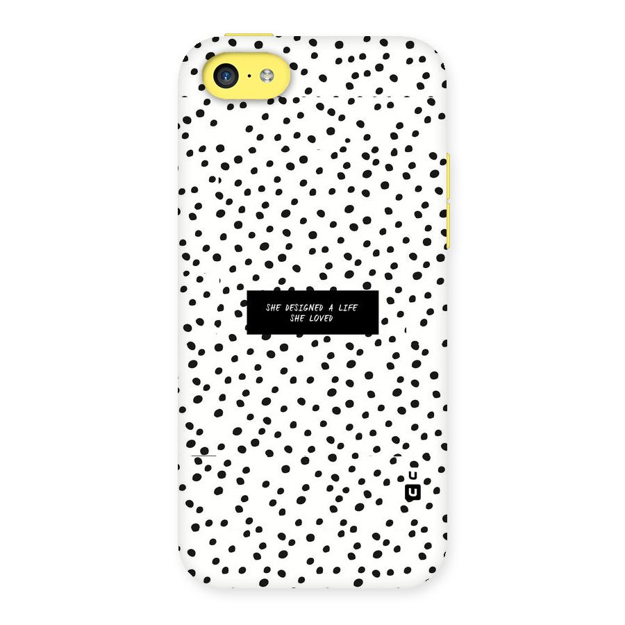 Life Loved Back Case for iPhone 5C