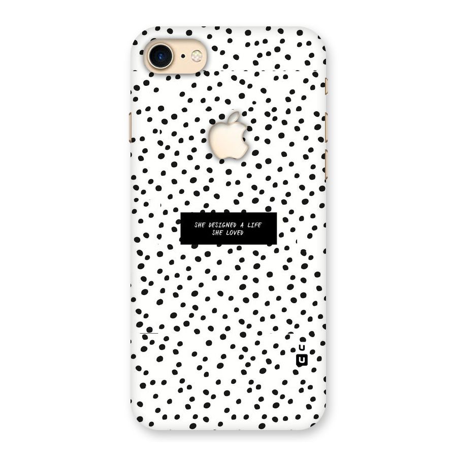 Life Loved Back Case for iPhone 7 Apple Cut