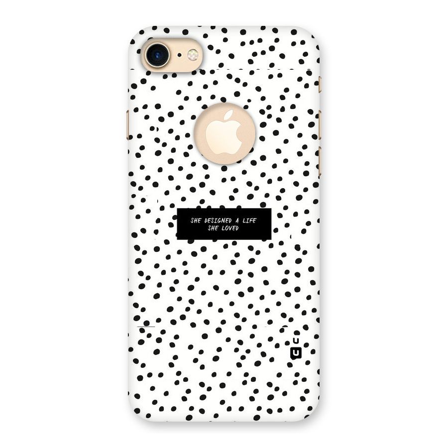 Life Loved Back Case for iPhone 7 Logo Cut