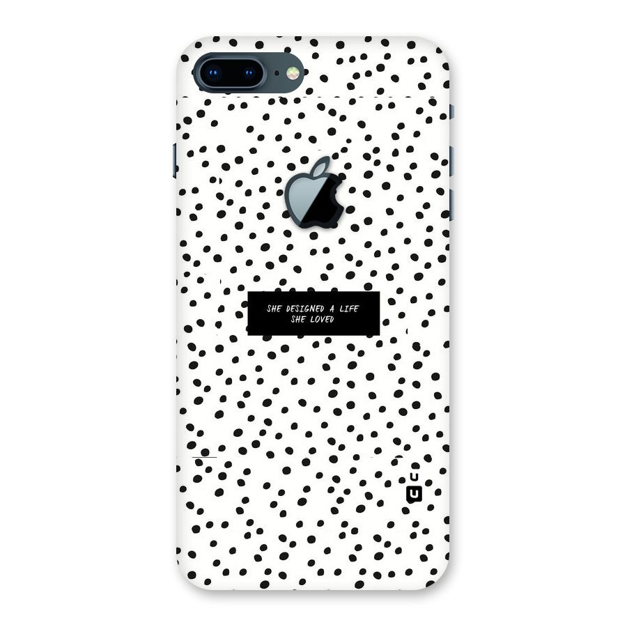 Life Loved Back Case for iPhone 7 Plus Apple Cut
