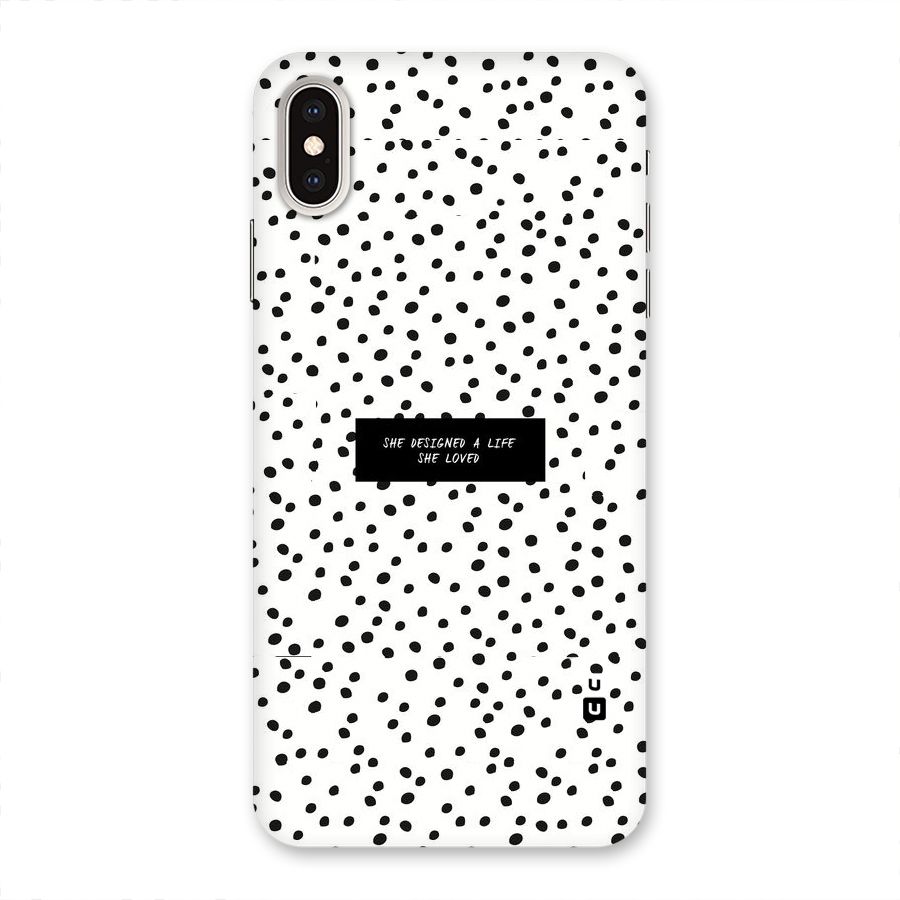 Life Loved Back Case for iPhone XS Max