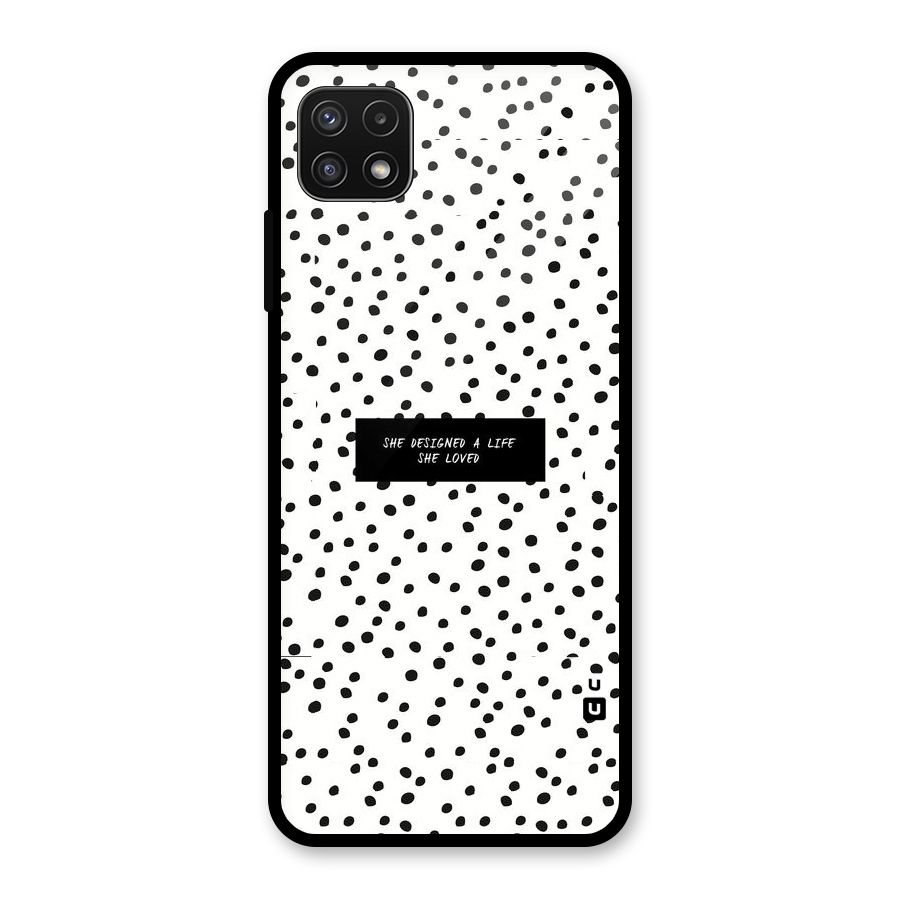 Life Loved Glass Back Case for Galaxy A22 5G