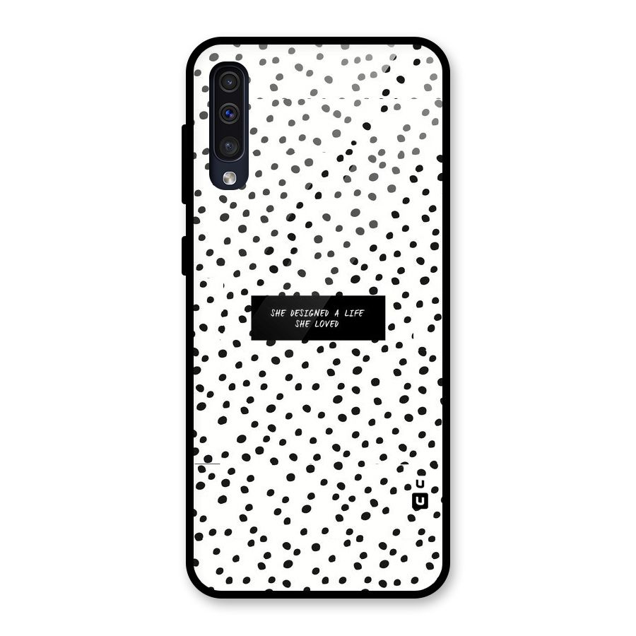 Life Loved Glass Back Case for Galaxy A30s