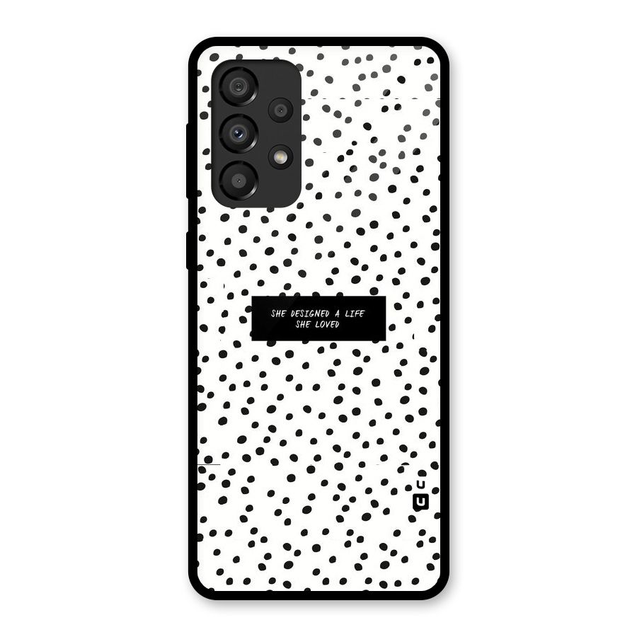 Life Loved Glass Back Case for Galaxy A33 5G