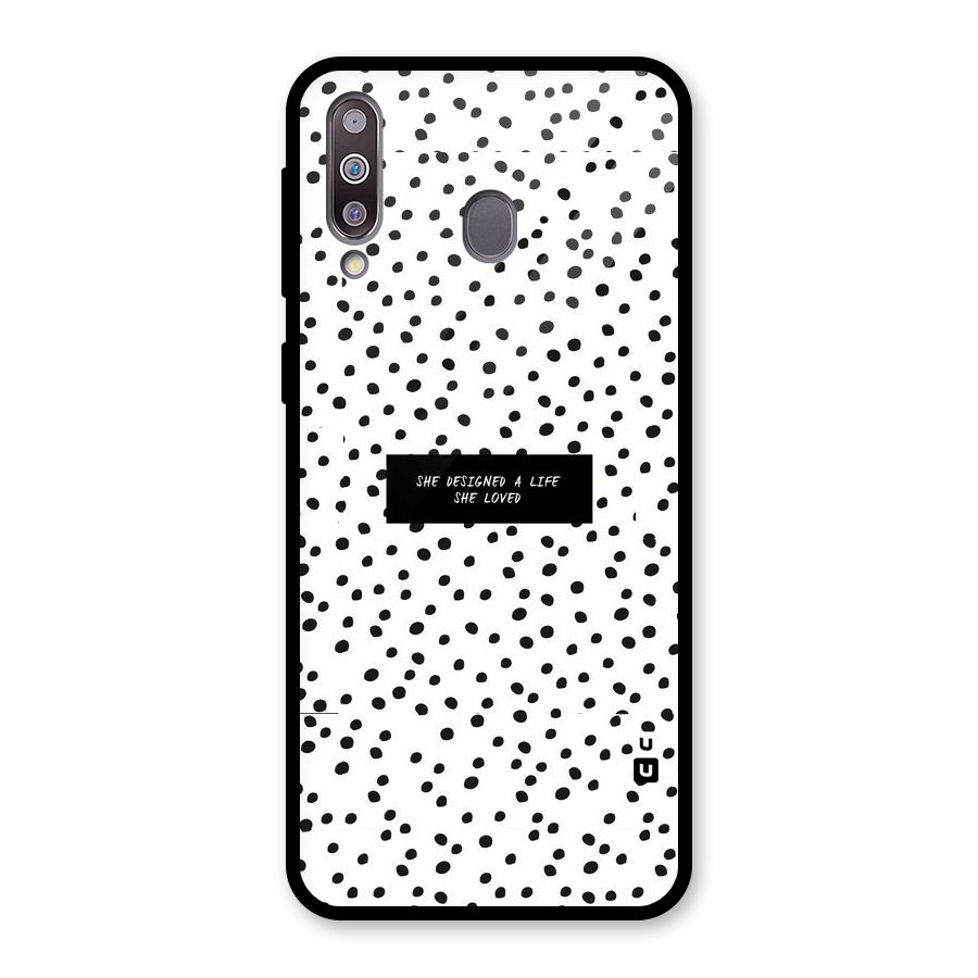Life Loved Glass Back Case for Galaxy M30