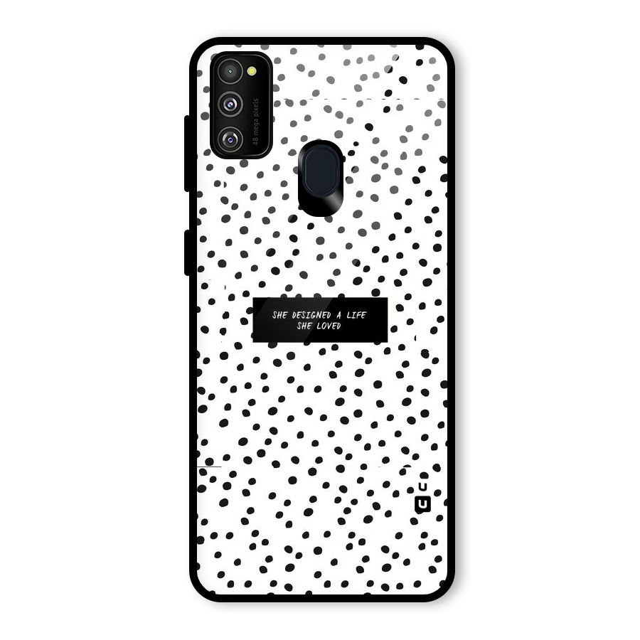 Life Loved Glass Back Case for Galaxy M30s
