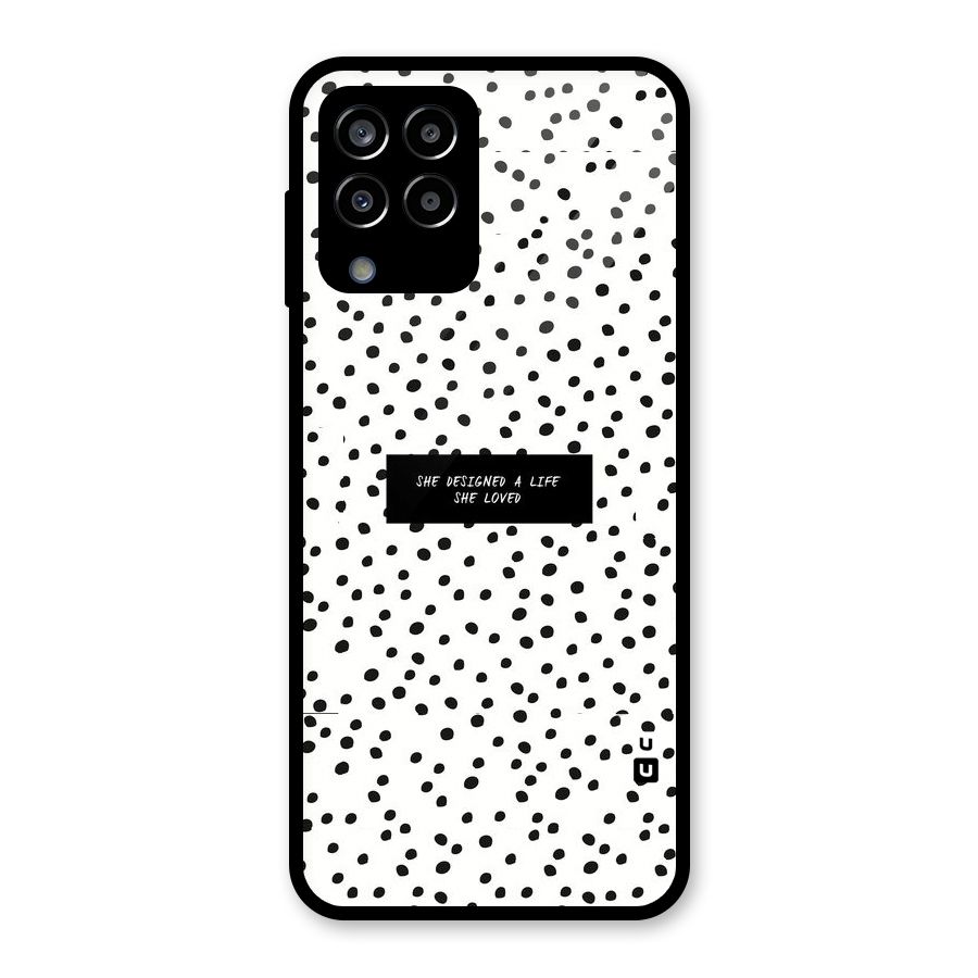 Life Loved Glass Back Case for Galaxy M33