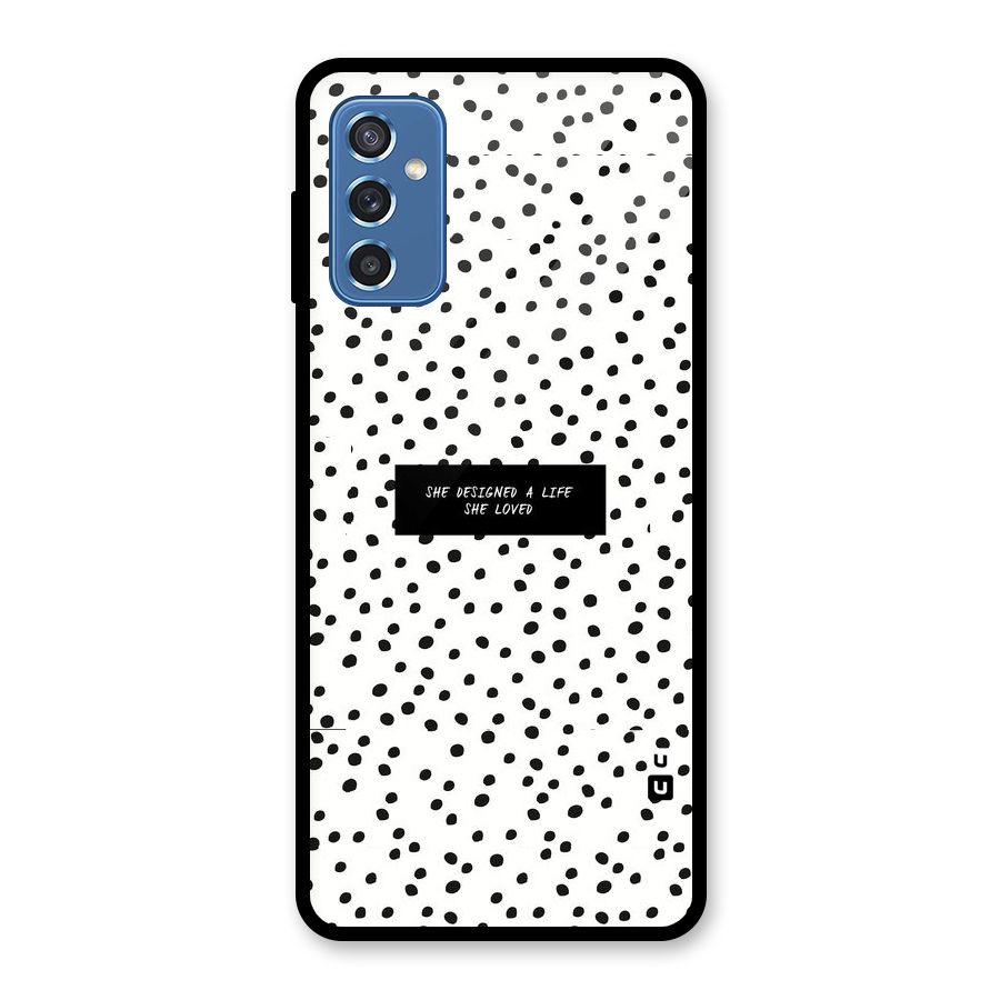 Life Loved Glass Back Case for Galaxy M52 5G