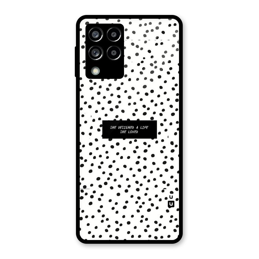 Life Loved Glass Back Case for Galaxy M53 5G