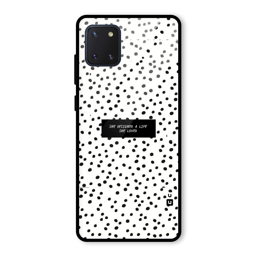 Life Loved Glass Back Case for Galaxy Note 10 Lite