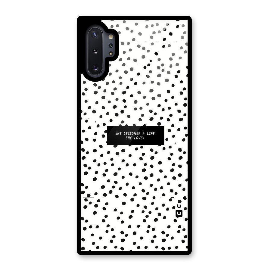 Life Loved Glass Back Case for Galaxy Note 10 Plus