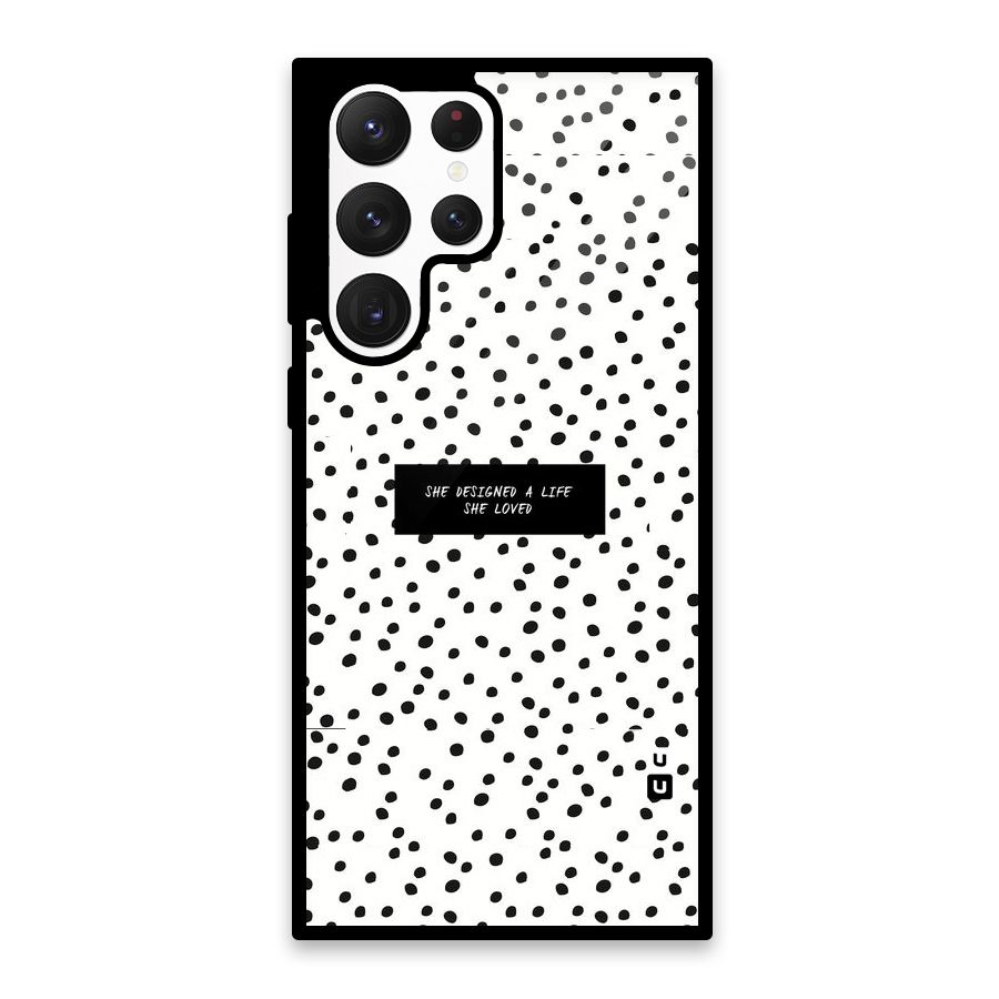 Life Loved Glass Back Case for Galaxy S22 Ultra 5G