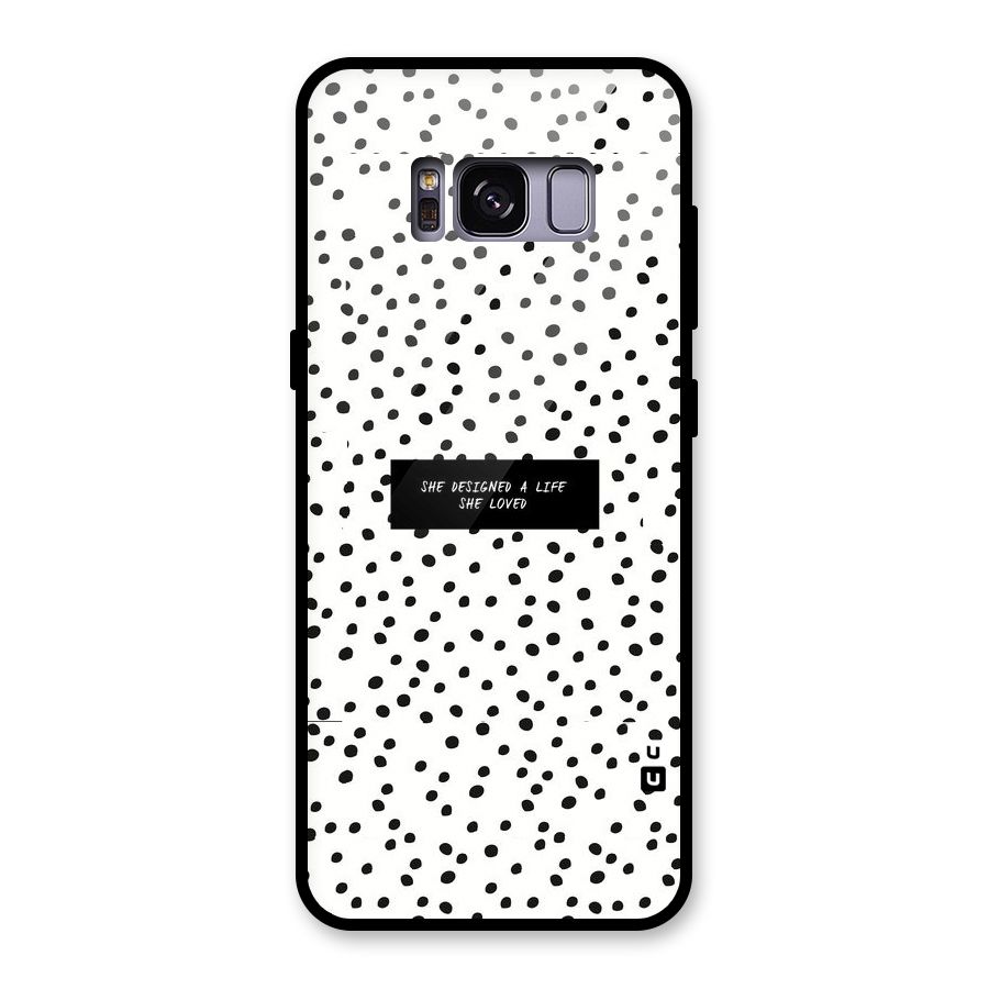 Life Loved Glass Back Case for Galaxy S8