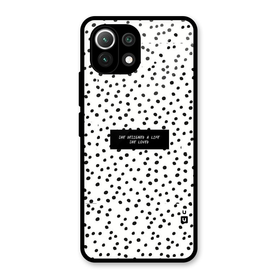 Life Loved Glass Back Case for Mi 11 Lite NE 5G