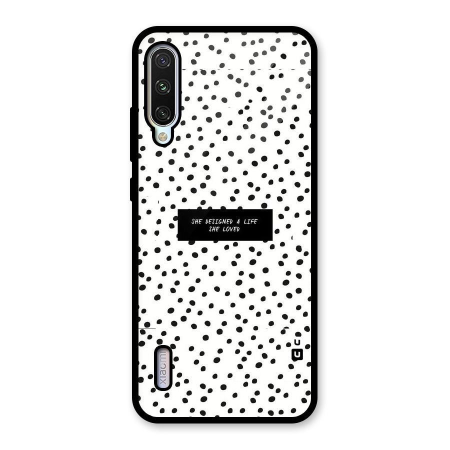 Life Loved Glass Back Case for Mi A3