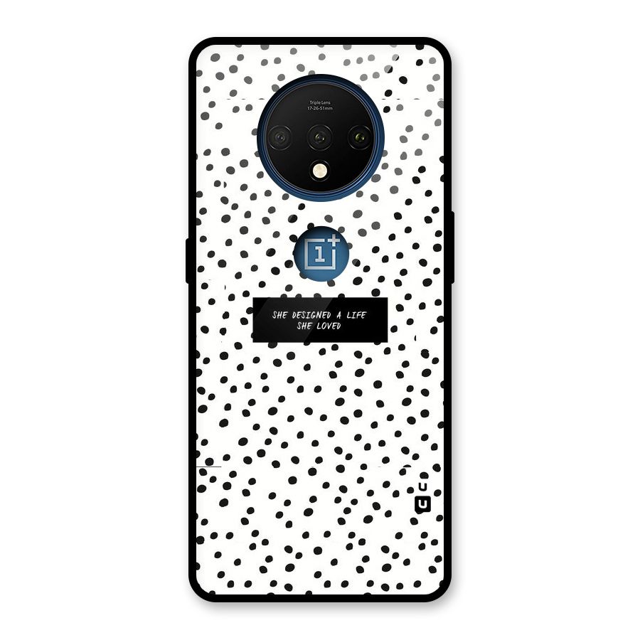 Life Loved Glass Back Case for OnePlus 7T