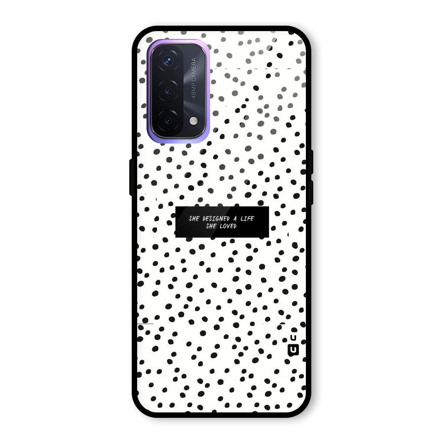 Life Loved Glass Back Case for Oppo A74 5G