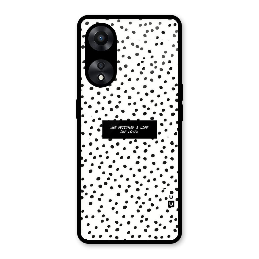 Life Loved Glass Back Case for Oppo A78