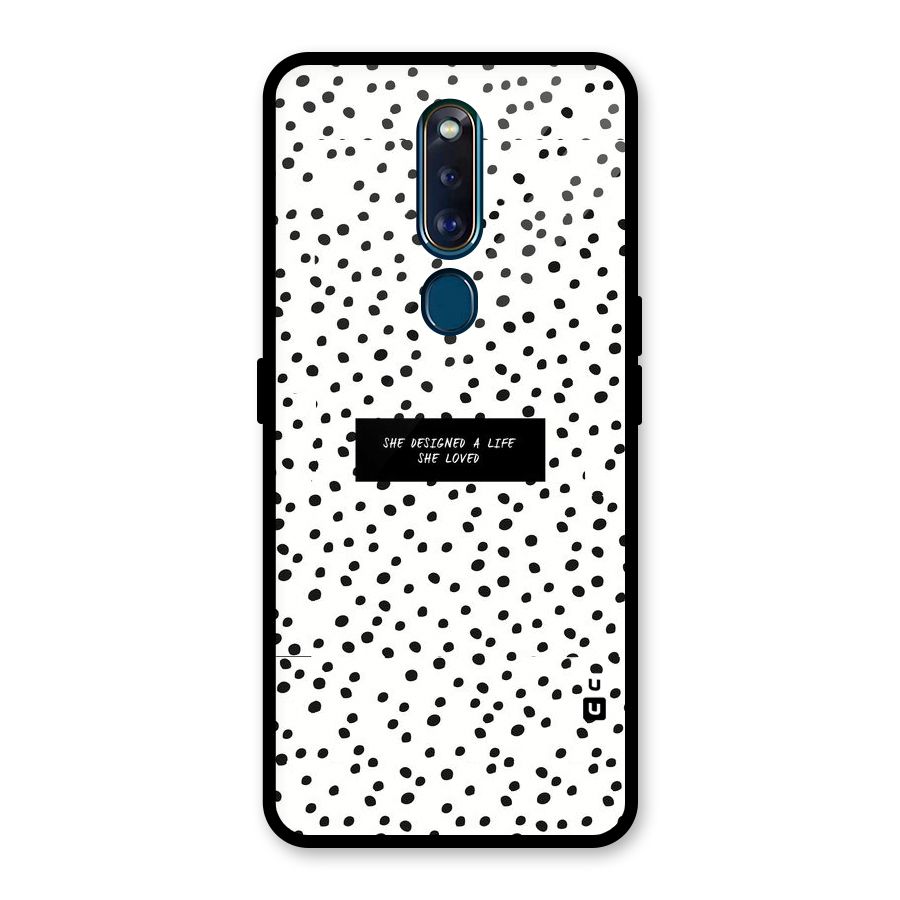 Life Loved Glass Back Case for Oppo F11 Pro