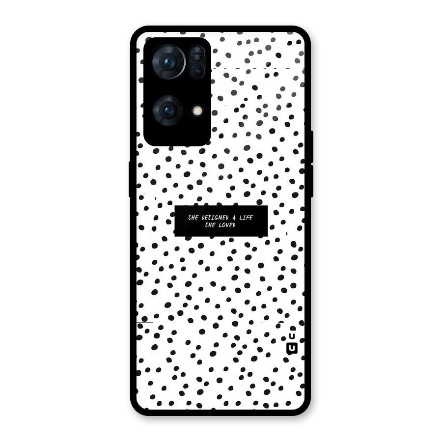 Life Loved Glass Back Case for Oppo Reno7 Pro 5G
