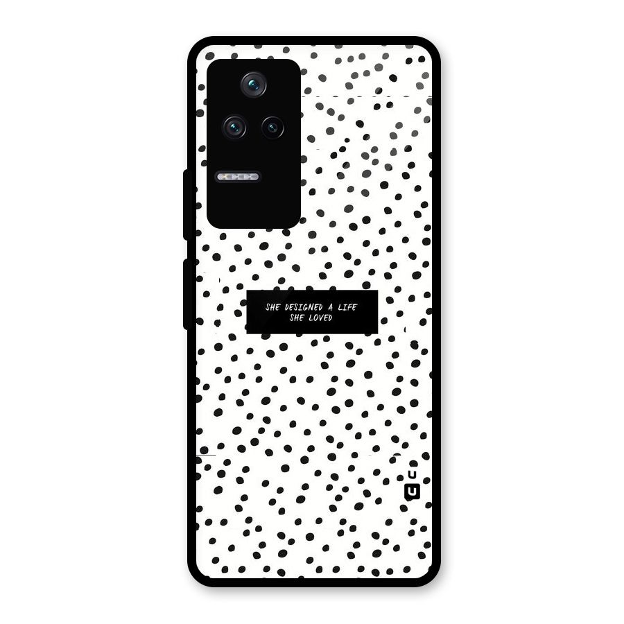 Life Loved Glass Back Case for Poco F4 5G