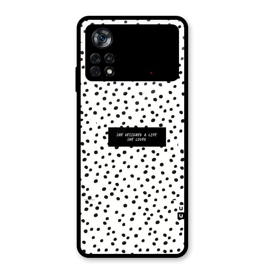 Life Loved Glass Back Case for Poco X4 Pro 5G