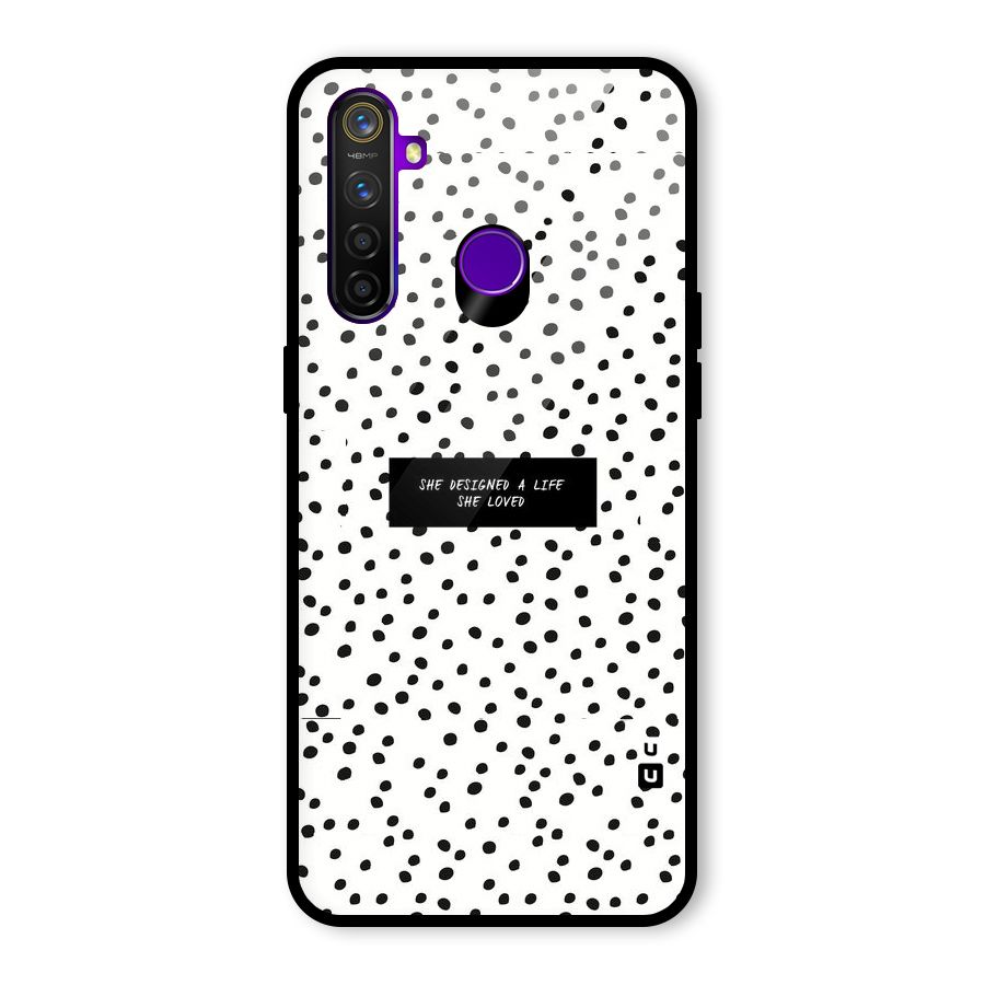Life Loved Glass Back Case for Realme 5 Pro