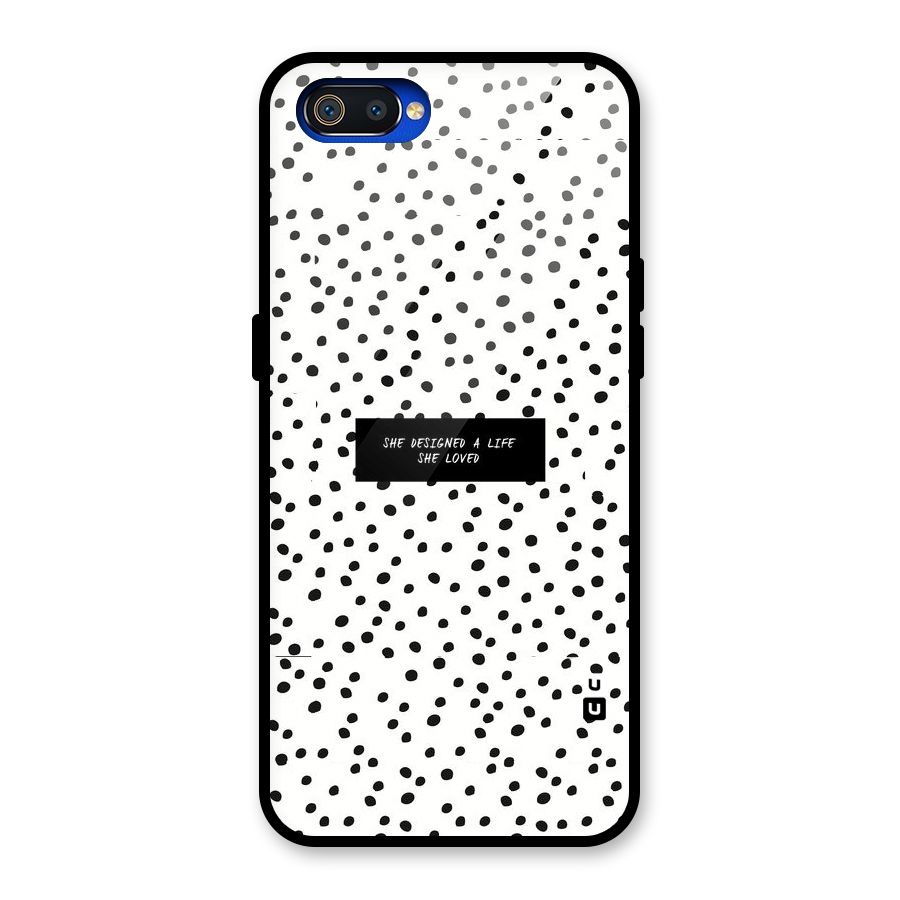 Life Loved Glass Back Case for Realme C2