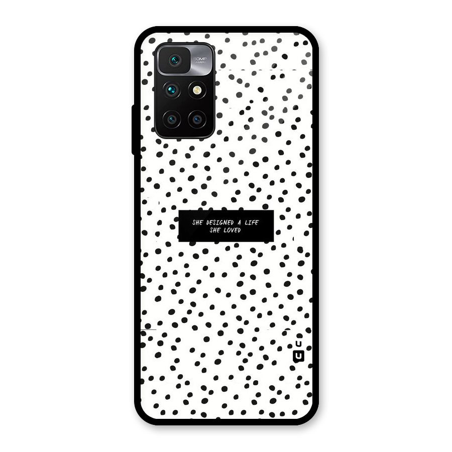 Life Loved Glass Back Case for Redmi 10 Prime