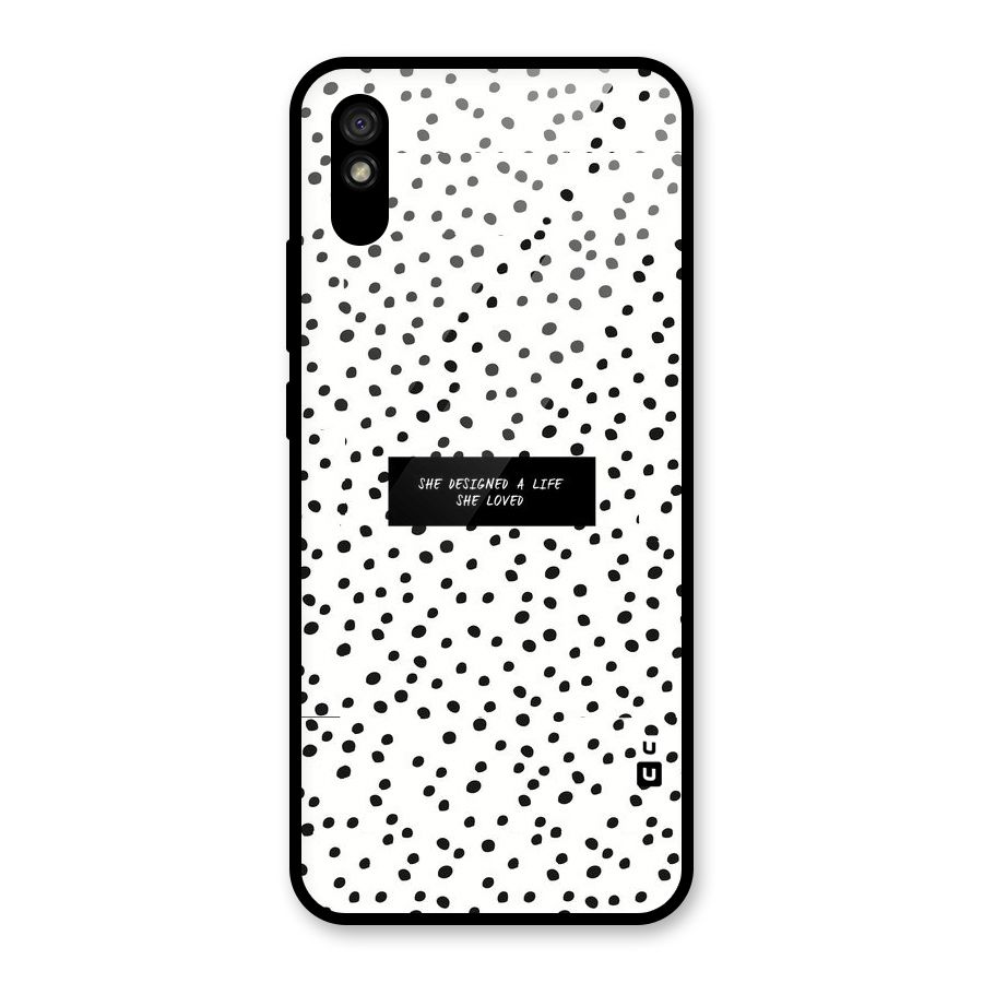 Life Loved Glass Back Case for Redmi 9A