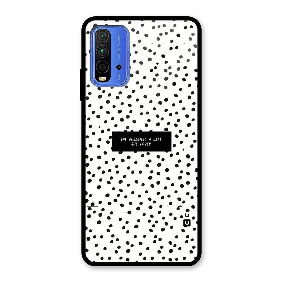 Life Loved Glass Back Case for Redmi 9 Power