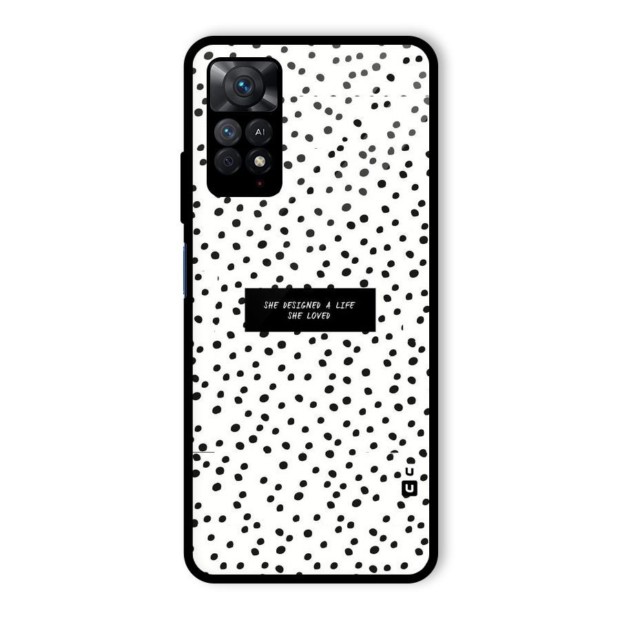 Life Loved Glass Back Case for Redmi Note 11 Pro