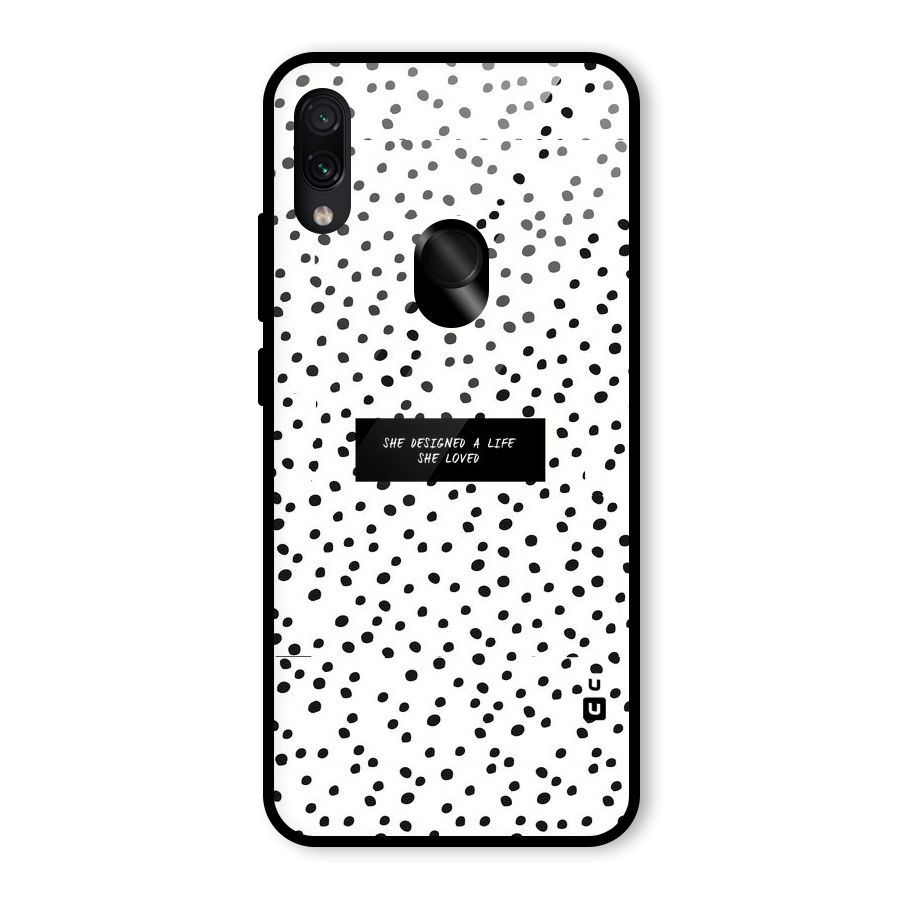Life Loved Glass Back Case for Redmi Note 7 Pro