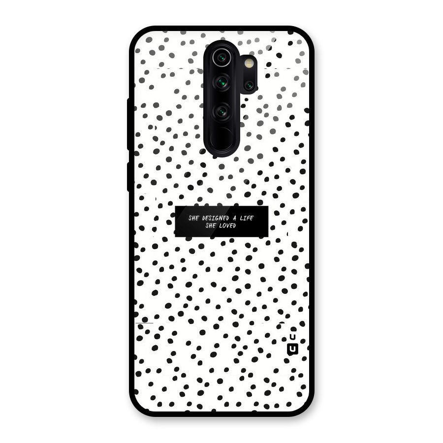 Life Loved Glass Back Case for Redmi Note 8 Pro